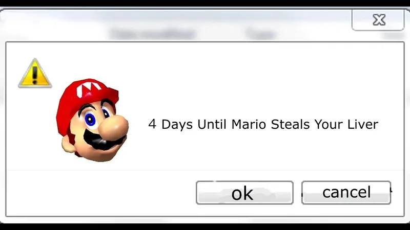 1 day until mario steals your liver classic for young people