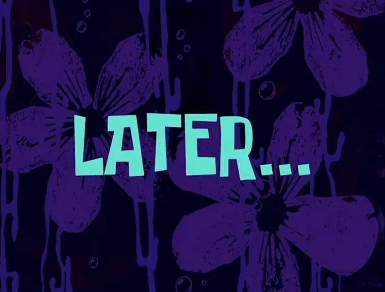 The complete collection of spongebob time cards