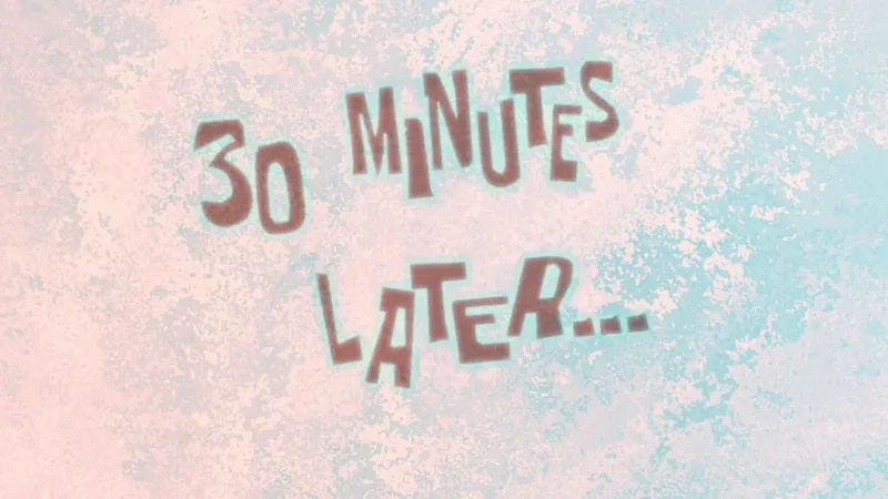 A dramatic 10 minutes later meme moment