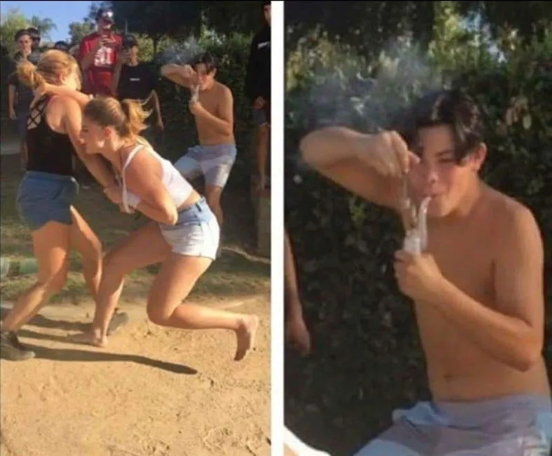 The classic batman slapping robin meme