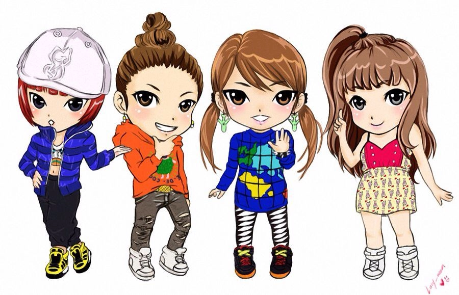 2NE1 CL chibi shows tiny powerful energy