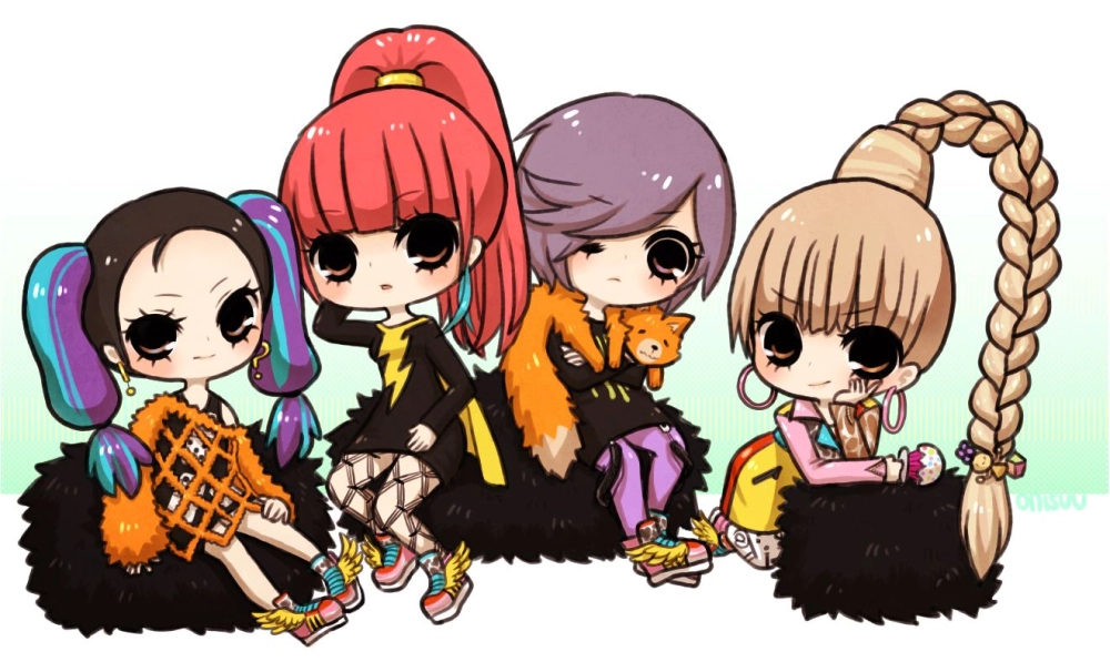 2NE1 Dara chibi glows with adorable style
