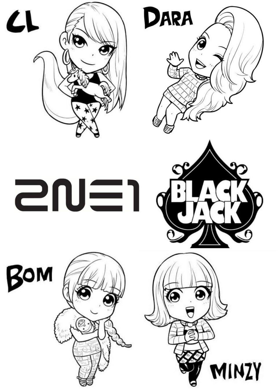 2NE1 chibi brings tiny Kpop star charm