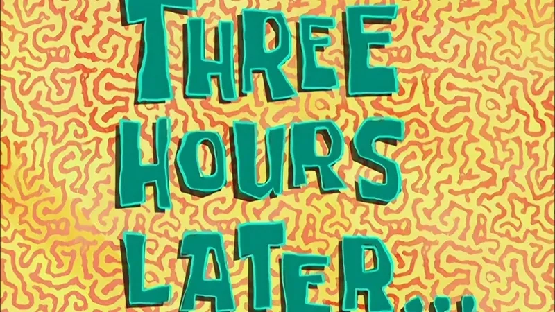 The original a few moments later meme from the show