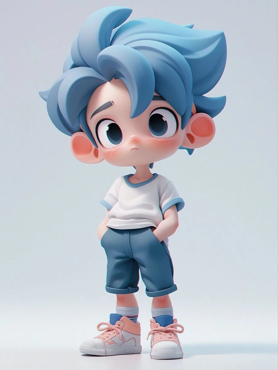 Chibi 3D full of soft adorable style