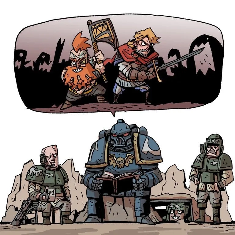 A truly iconic Space Marine meme