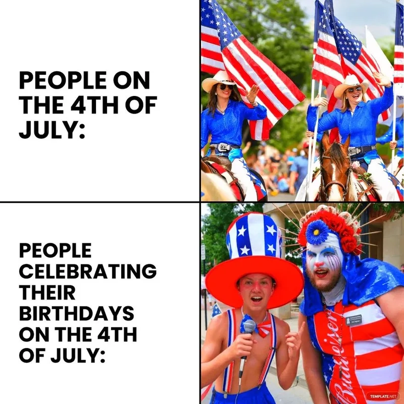 Celebrating with an Independence Day meme