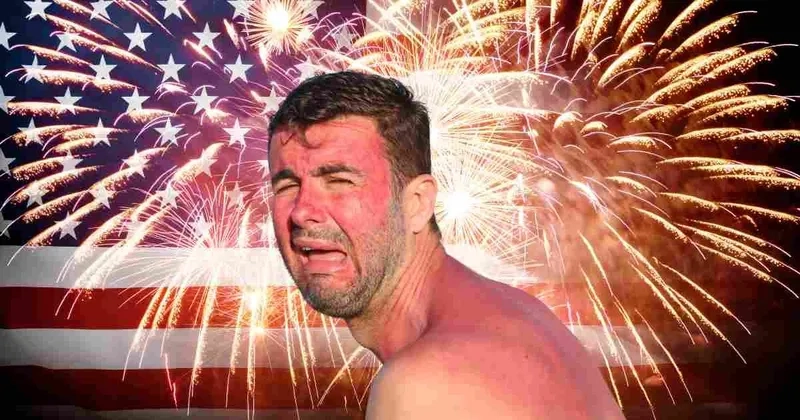 Relatable humor in this 4th of July BBQ meme