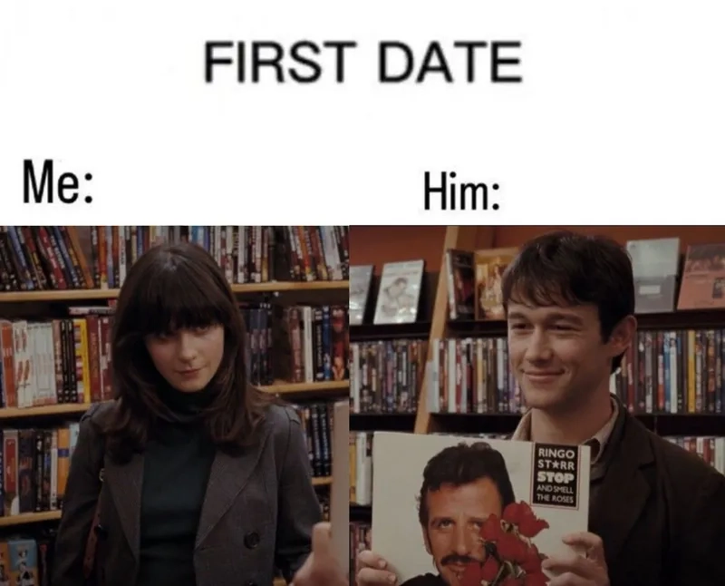 A blank 500 days of summer meme template