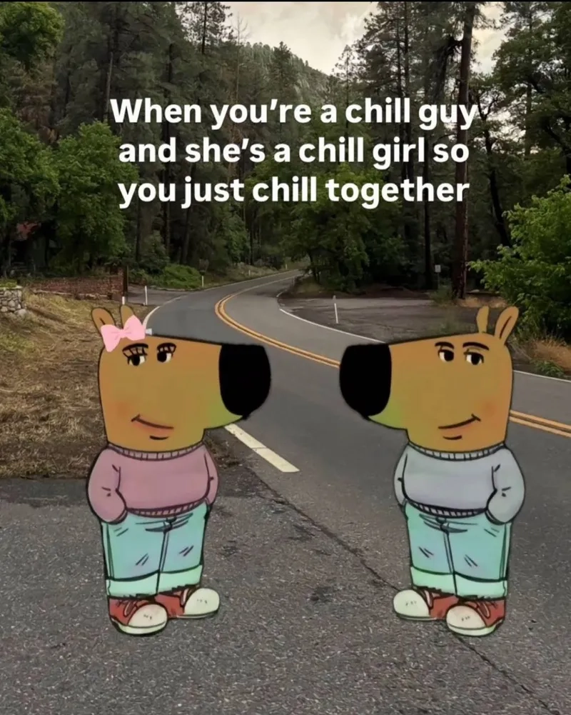 Everyone is using the chill guy sound right now