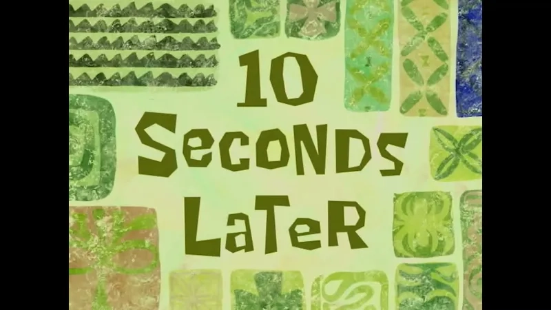 A perfect a few seconds later meme