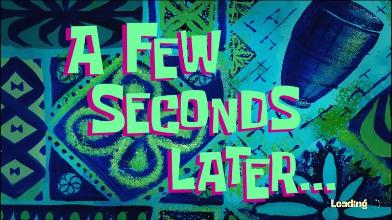 A hilarious a few seconds later meme