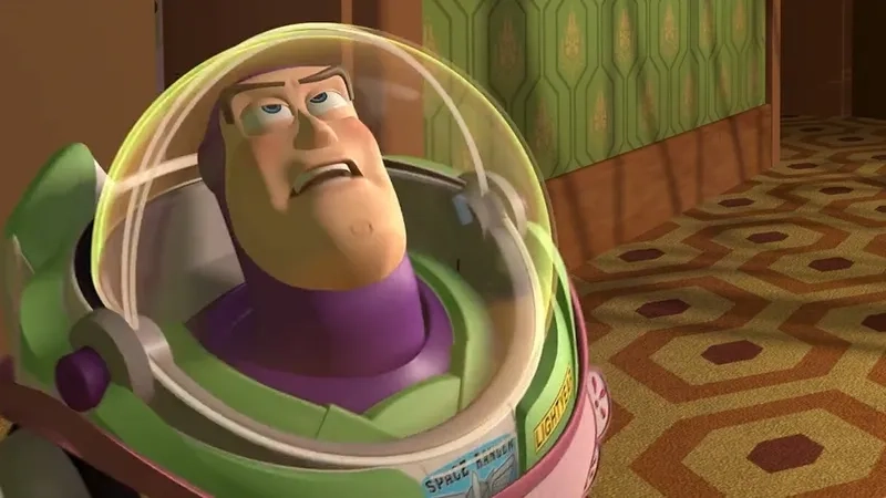 Using a Buzz Lightyear template for a new joke
