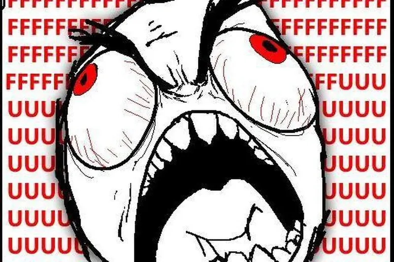 The sad troll face after a failed prank