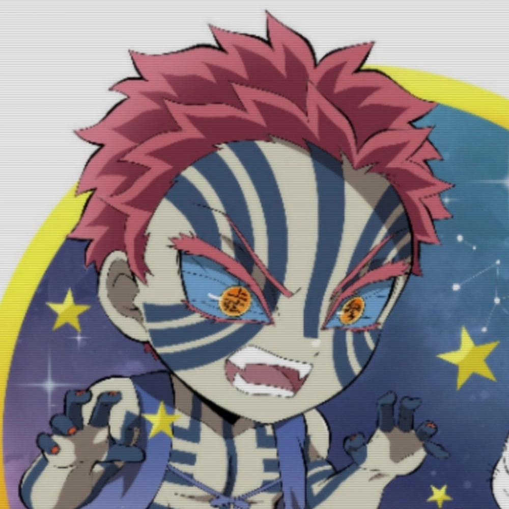 Akaza drawing simple yet powerful