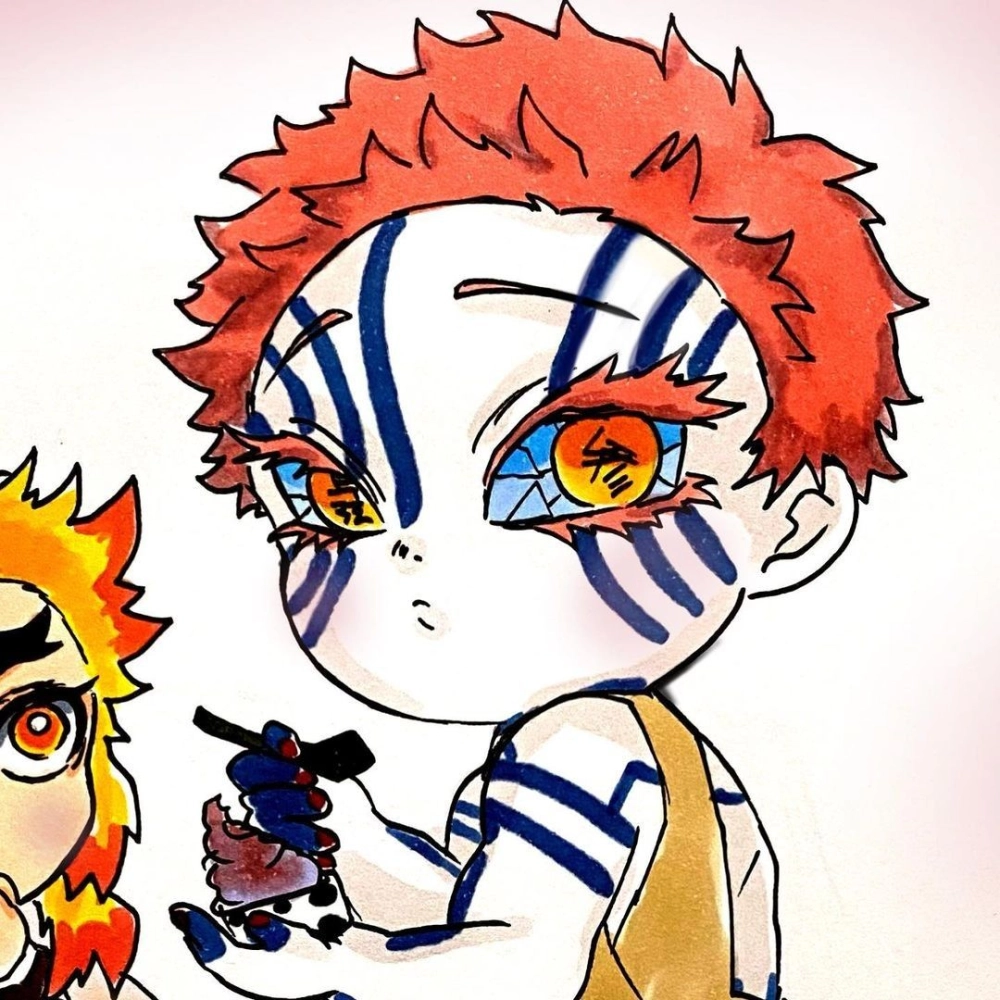 Akaza sticker fun for every fan