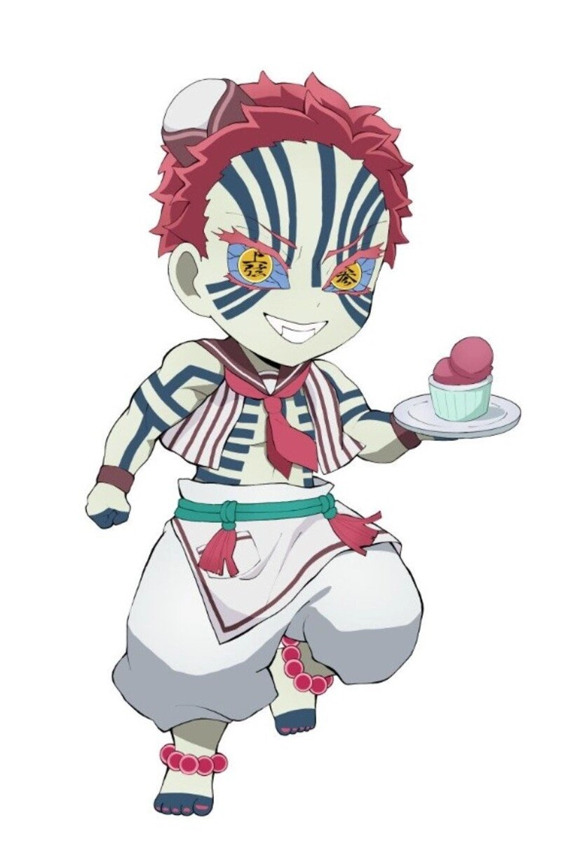 Akaza cute mixing dark and sweet