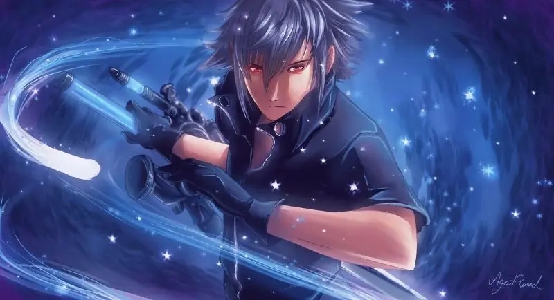 Elegant anime boy images featuring anime boy black hair