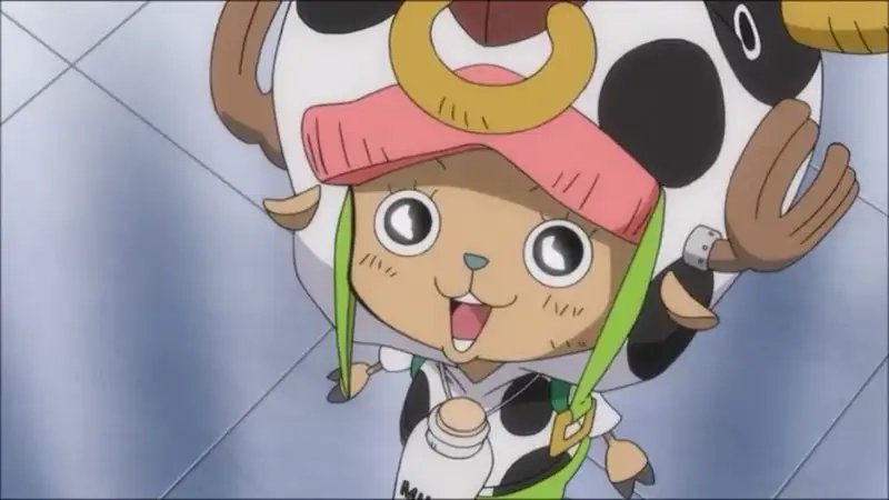 Chopper drawing captures the cute and funny side