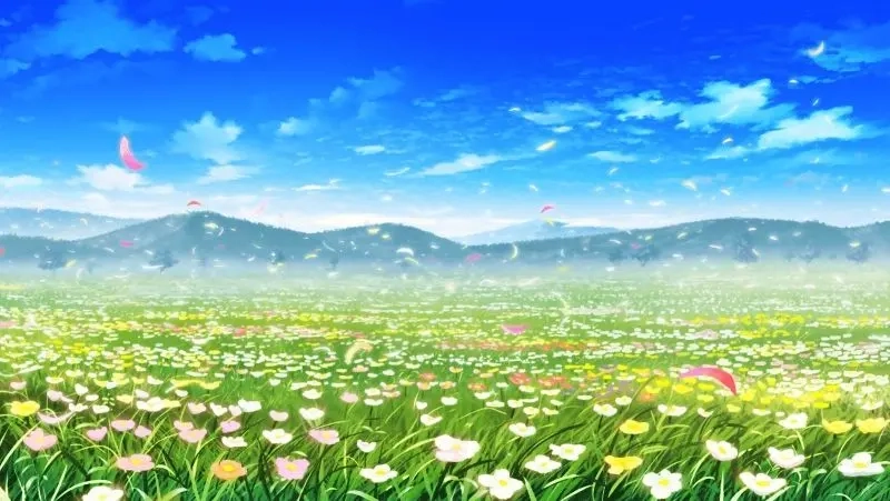 Stunning anime landscape images with detailed anime landscape digital art