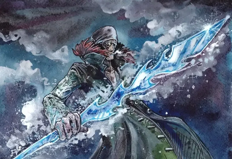 See the weapon techniques of Aokiji sword in action