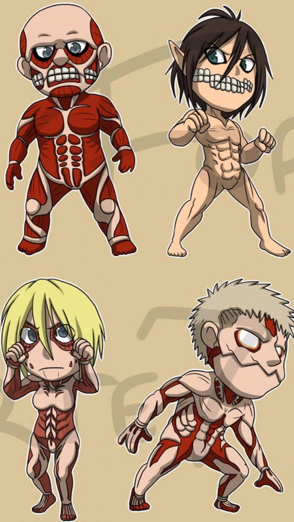 AOT chibi small yet powerful vibe
