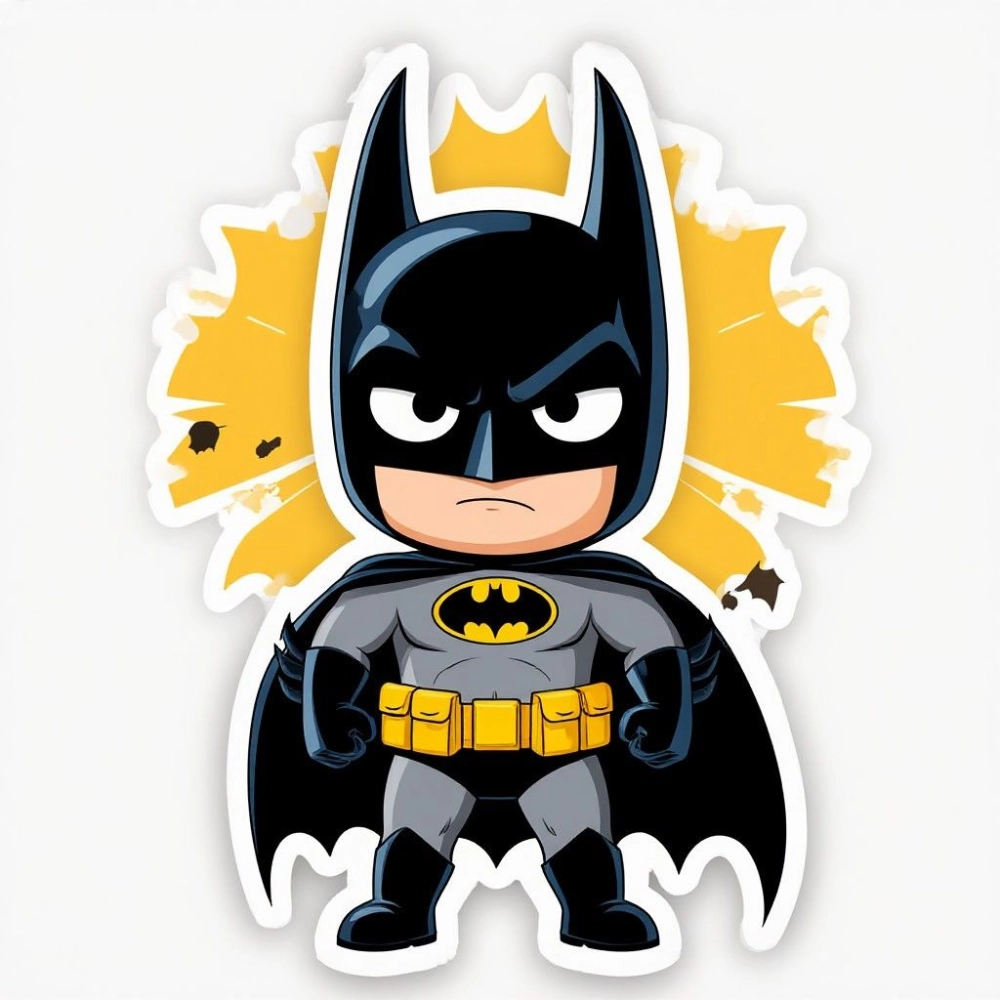 Batman chibi fanart spreads fun energy
