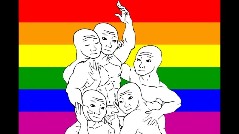 Be gay do crime frog meme hopping into hearts