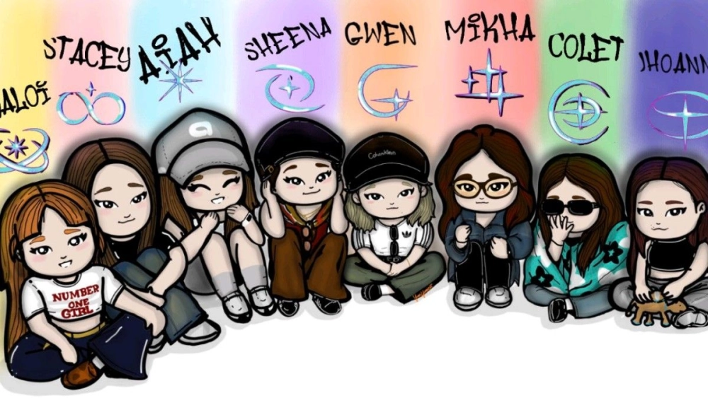 BINI group chibi shows fun tiny teamwork