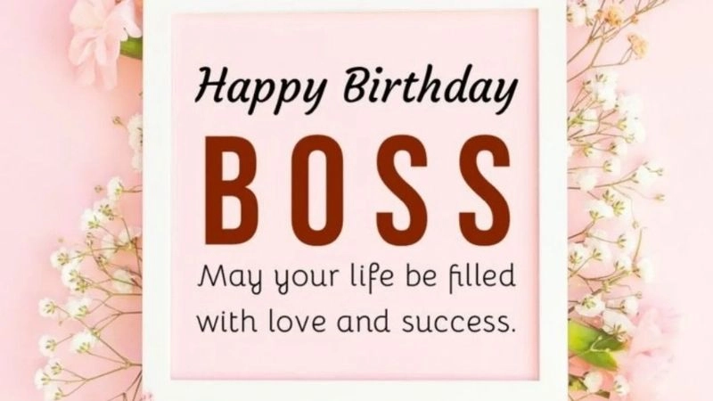 Warm regards shine in heartfelt birthday wishes for boss