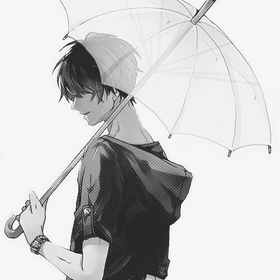Cool black and white anime images with icons