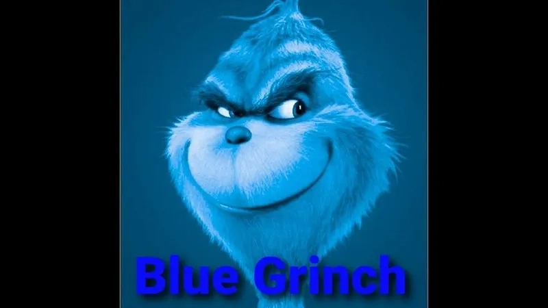 Answering the question: what is the blue grinch meme