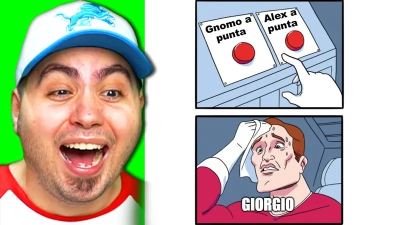 The hilarious sweating guy two buttons meme in action