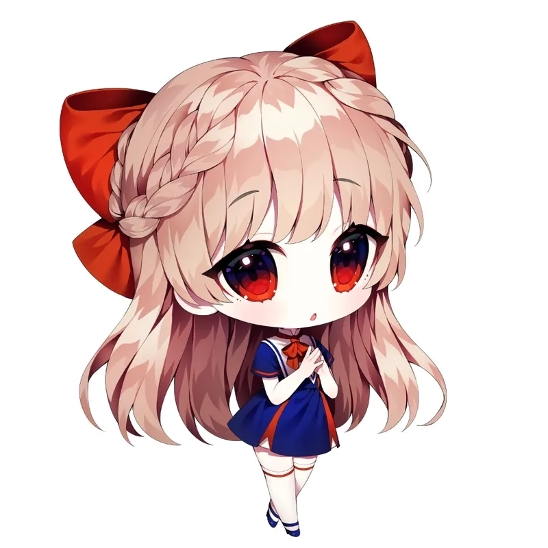 Adorable chibi anime images with playful chibi anime boy