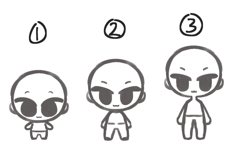 Chibi body tutorial for creative learning