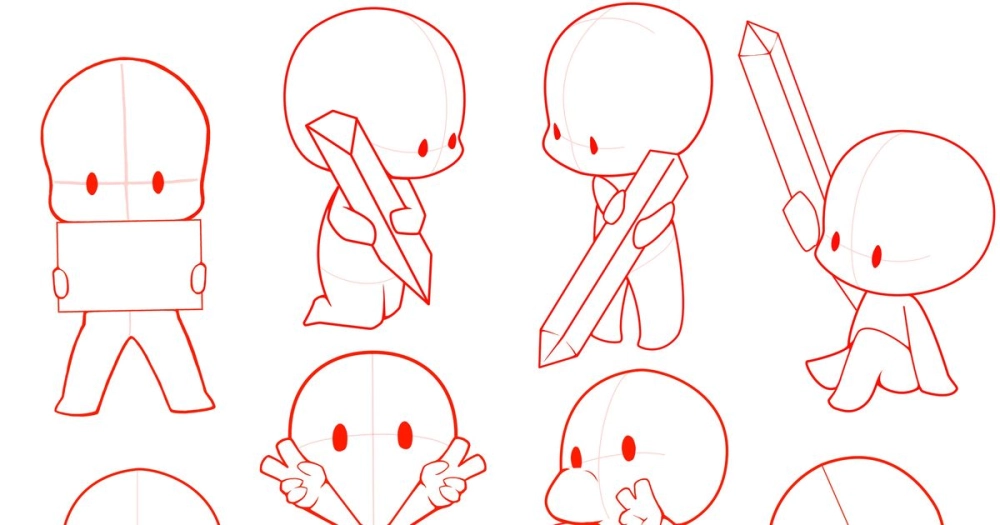 Chibi anatomy showing tiny sweet details