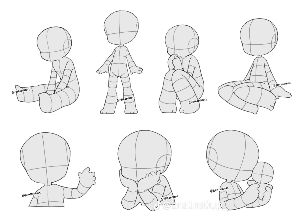 Chibi head vs body with funny balance