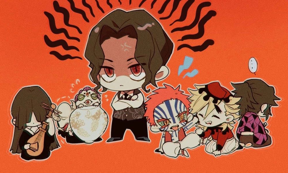 Demon Slayer stickers fun and colorful