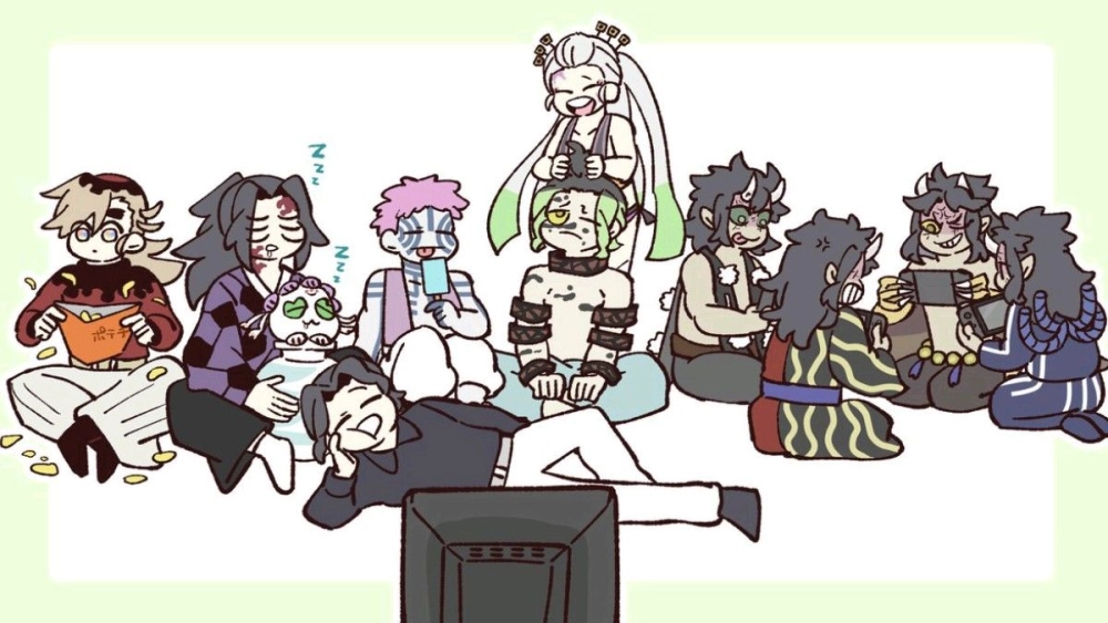 Cute Demon Slayer chibi melting hearts