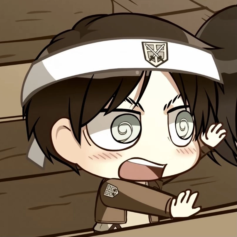 Eren chibi stickers fun and playful