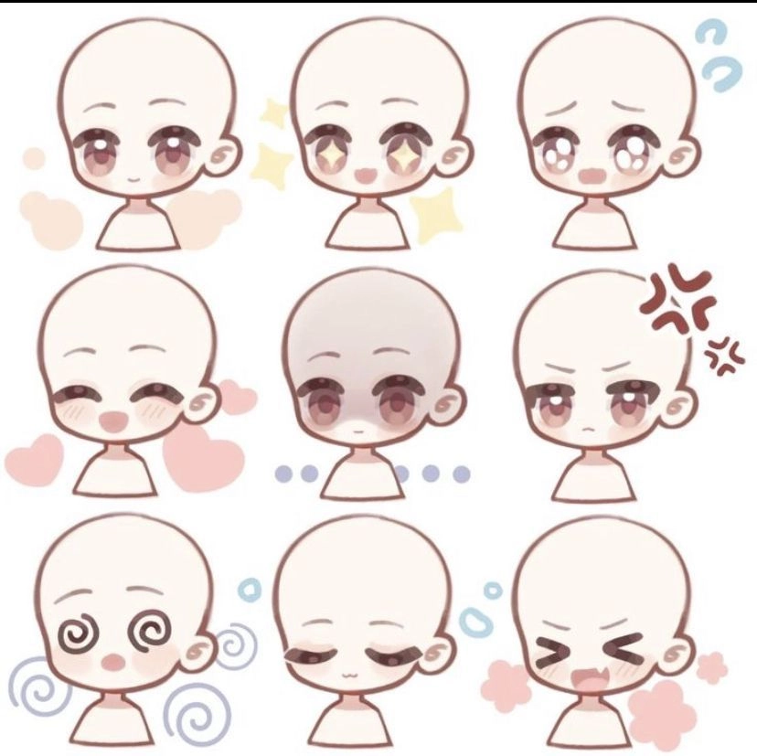 How to draw chibi face made fun and easy