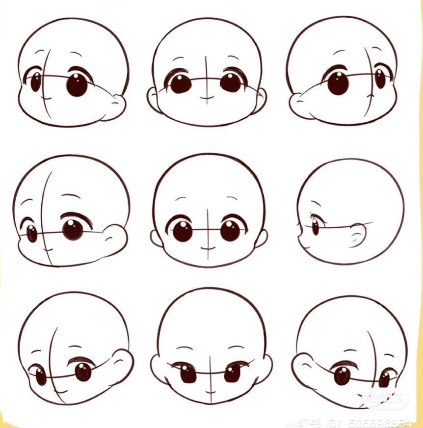 Sweet chibi faces full of joy and magic