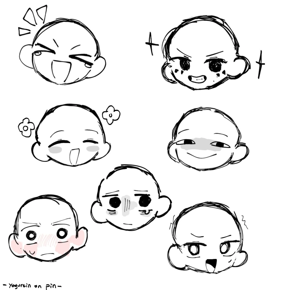 Chibi face tutorial guiding every cute step