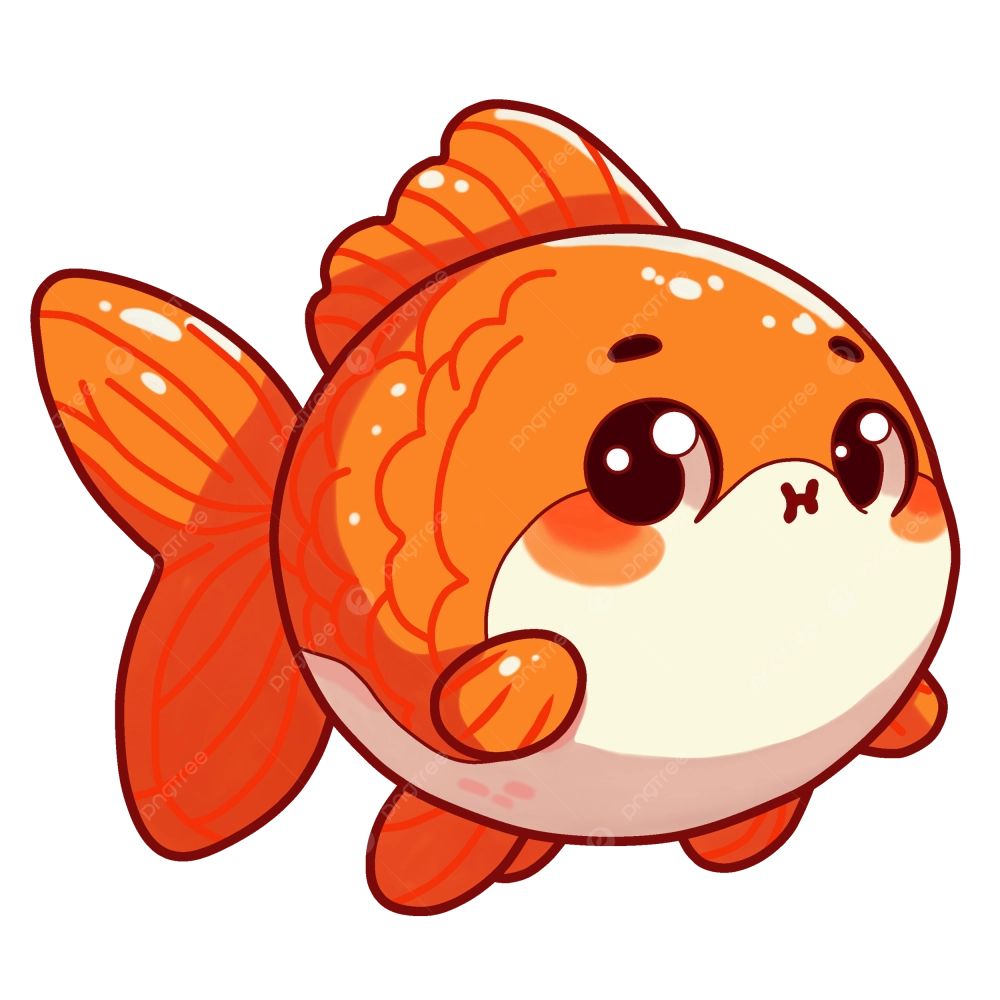 Chibi fish drawing full of adorable sketch vibes