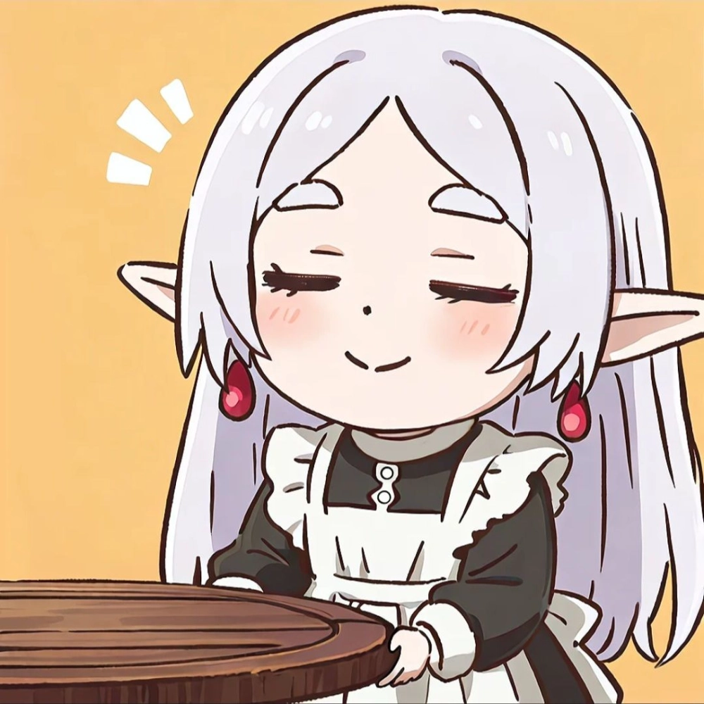 Frieren figure detailed and elegant