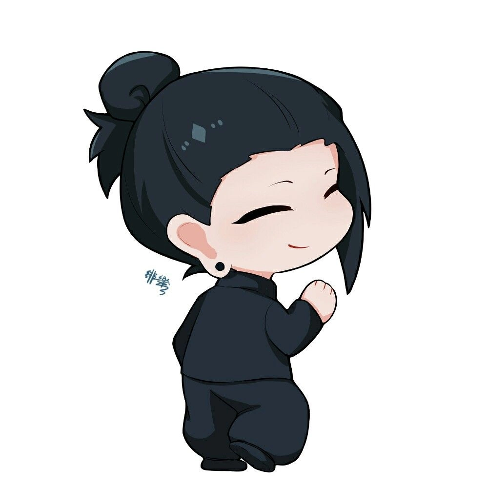 Geto chibi drawing simple yet striking