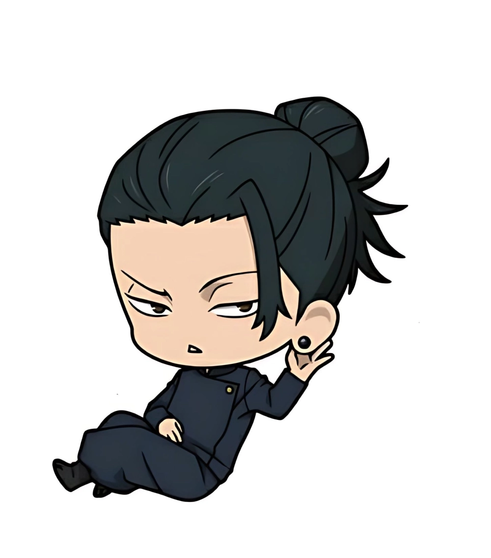 Geto chibi wallpaper dramatic and vivid