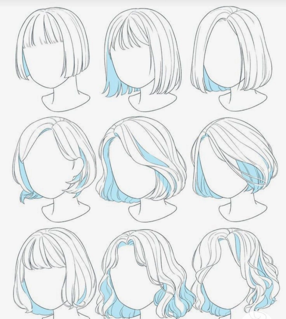 Chibi hair shining with playful soft charm