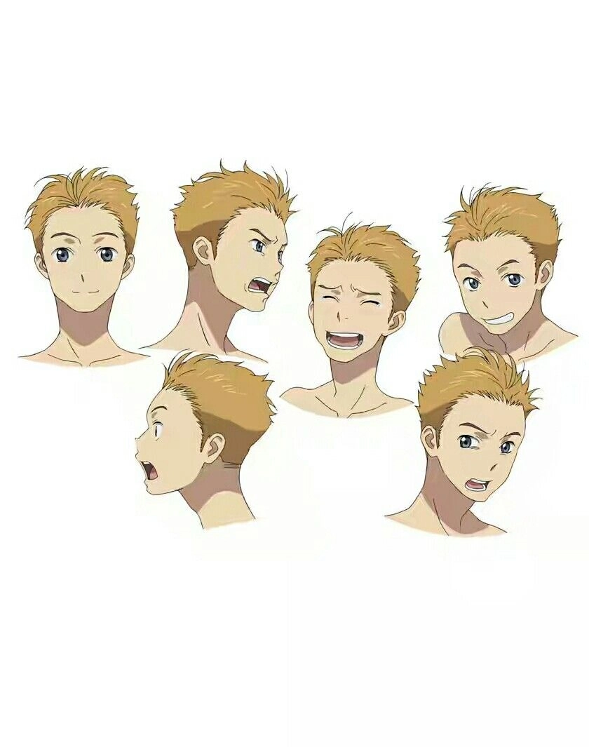 Anime chibi hair shining with pure joy