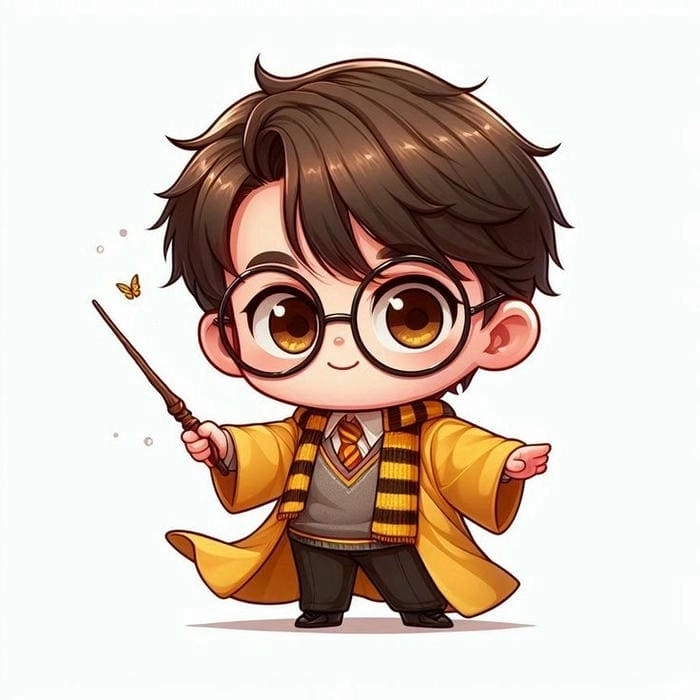 Chibi Harry Potter wallpaper brightens screens
